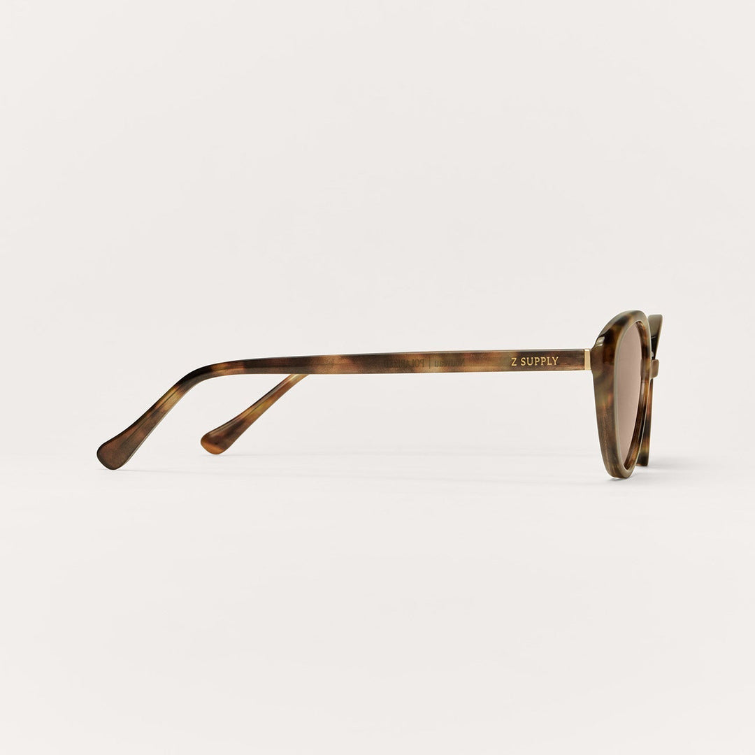 Z Supply Nouveau Sunglasses in Brown Tortoise - side