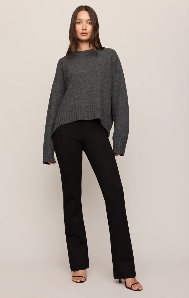 Ives Ponte Flare Pant - Black