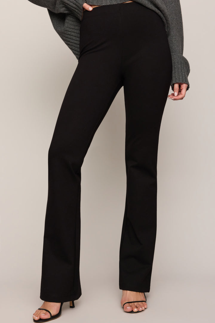 Ives Ponte Flare Pant - Black