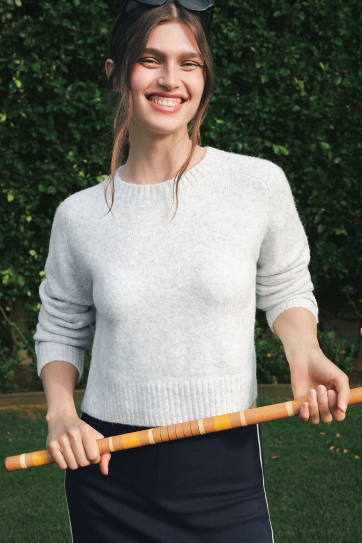 Stand In Sweater - Grey - Campaign