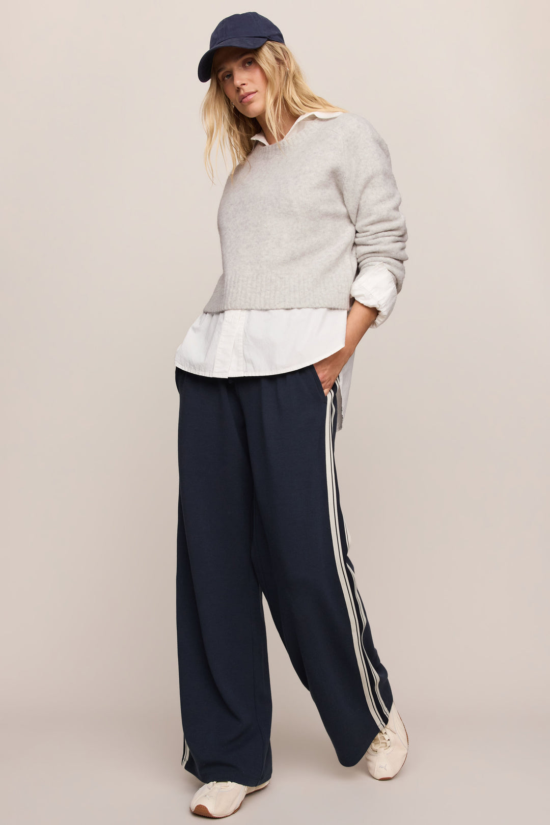 Stand In Sweater - Grey - Side