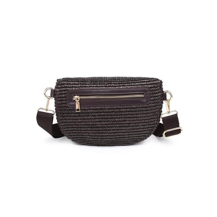 Gizelle Large Checker Bag - Chocolate Brown