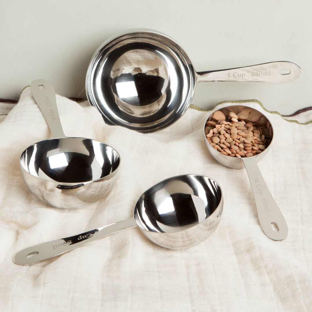 Stainless Steel Measuring Cups - Set of 4