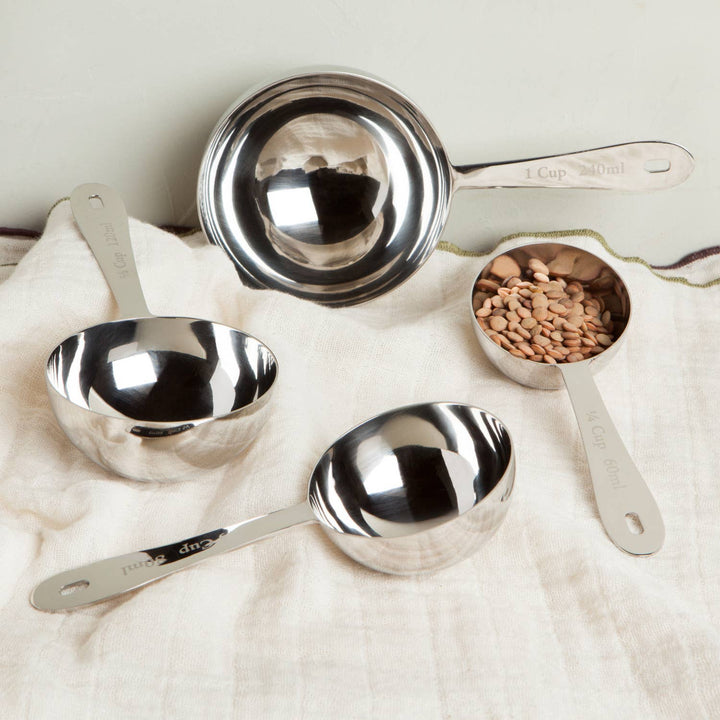 Stainless Steel Measuring Cups - Set of 4