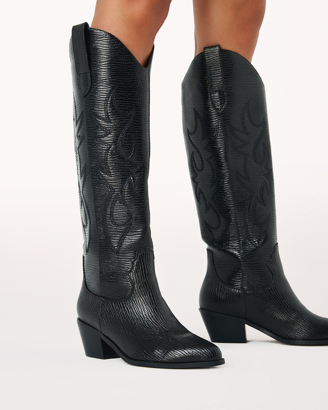 Urson Cowboy Boot- Black