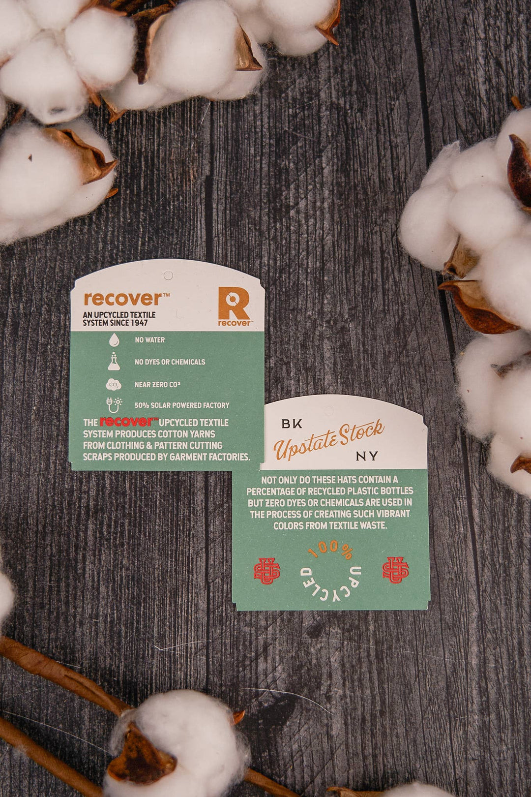 Upcycled Cotton Watchcap - Pomegranate