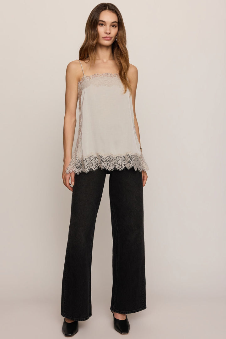 Roselle Lace Cami - Frosted Pearl
