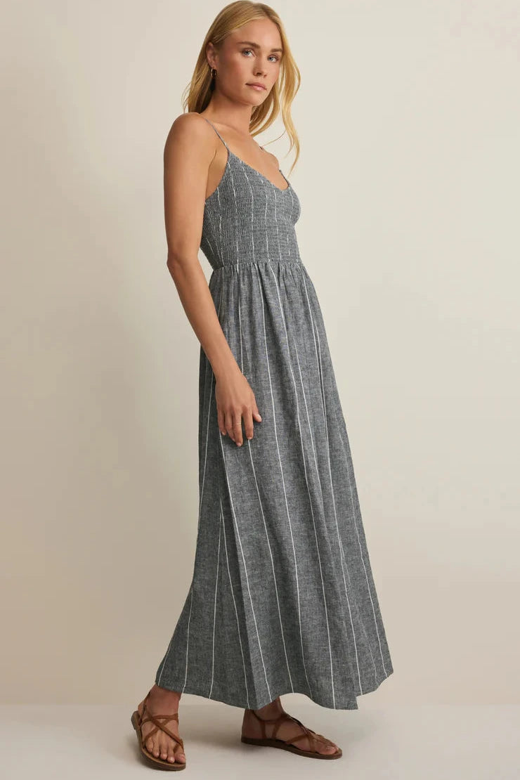 Romy Striped Maxi Dress - Eclipse
