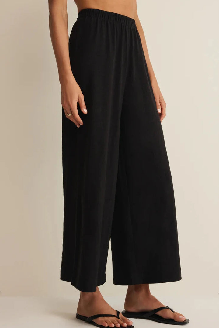 Scout Textured Slub Pant - Black