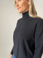 Jessie Turtleneck Sweater- Black