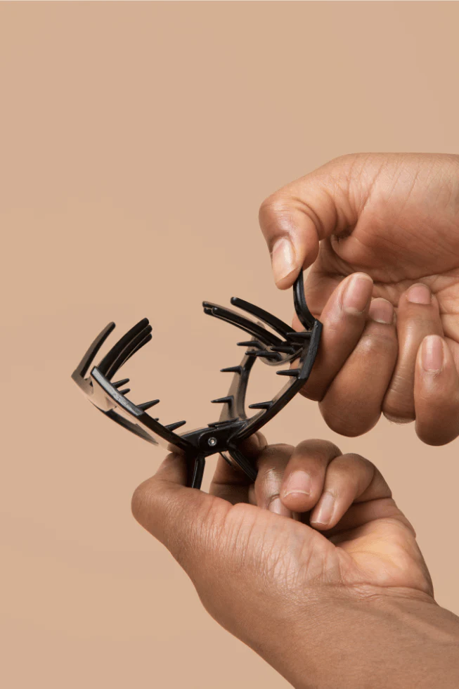 Black Hair Clip- Medium