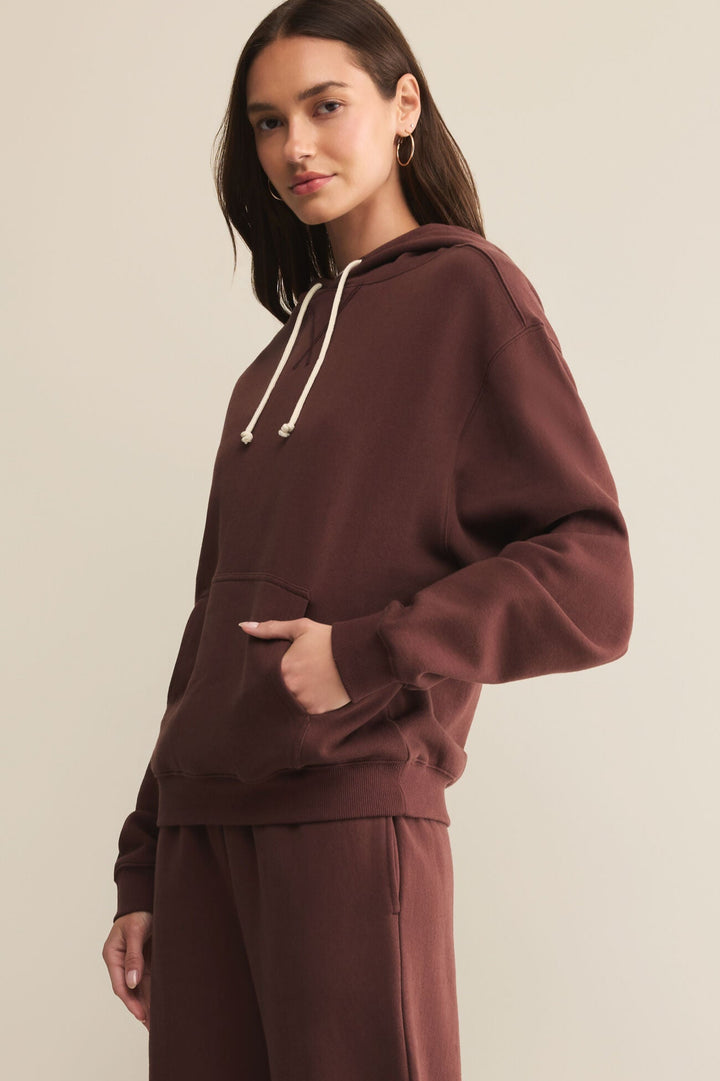 Coastal View Hoodie - Sandalwood