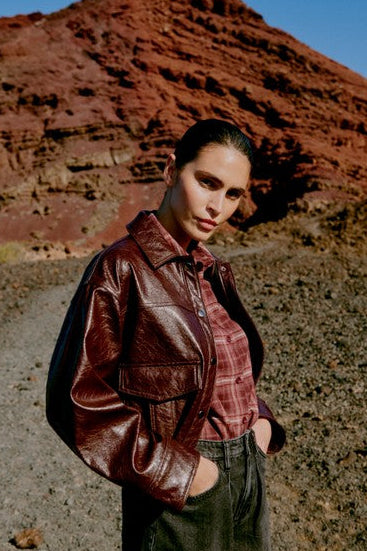 Daina Jacket - Chocolate Plum