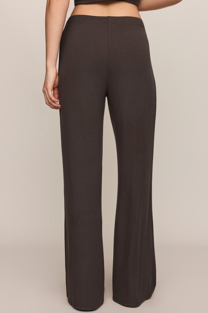 Just Right Rib Pant - Cocoa Bean