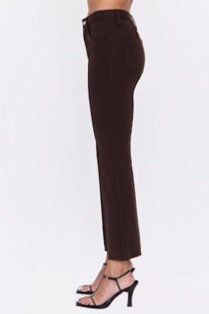 Saskia High Rise Ankle Boot - Mocha