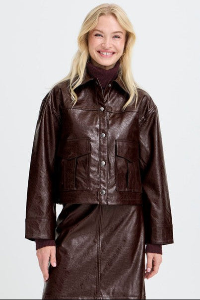 Daina Jacket - Chocolate Plum