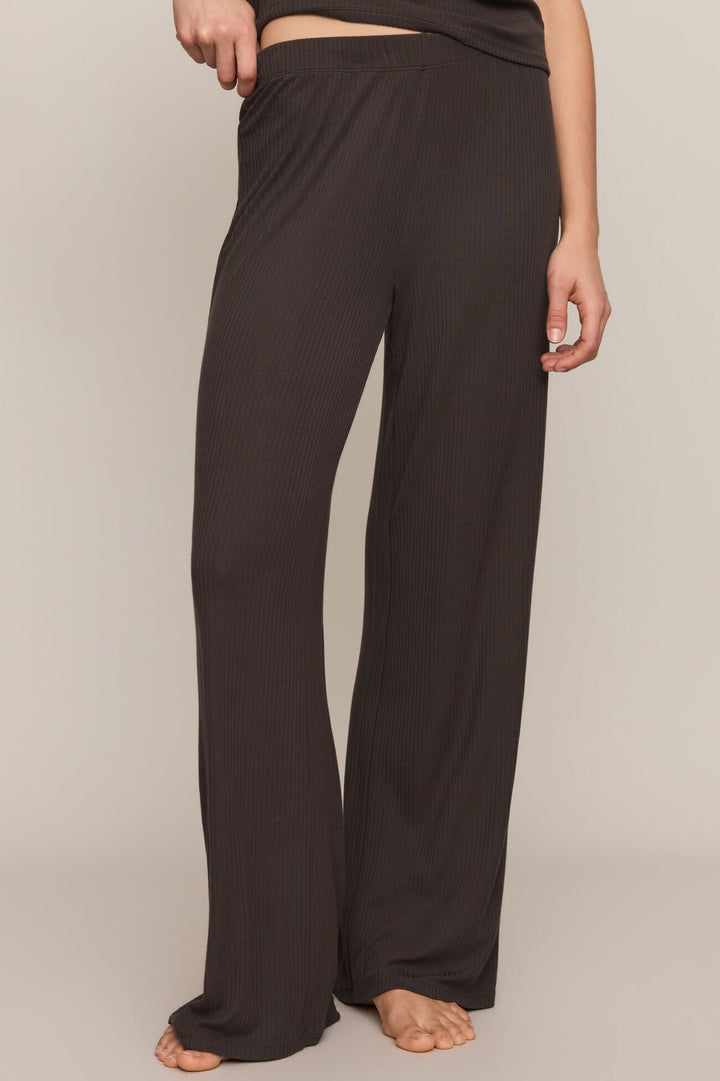 Just Right Rib Pant - Cocoa Bean
