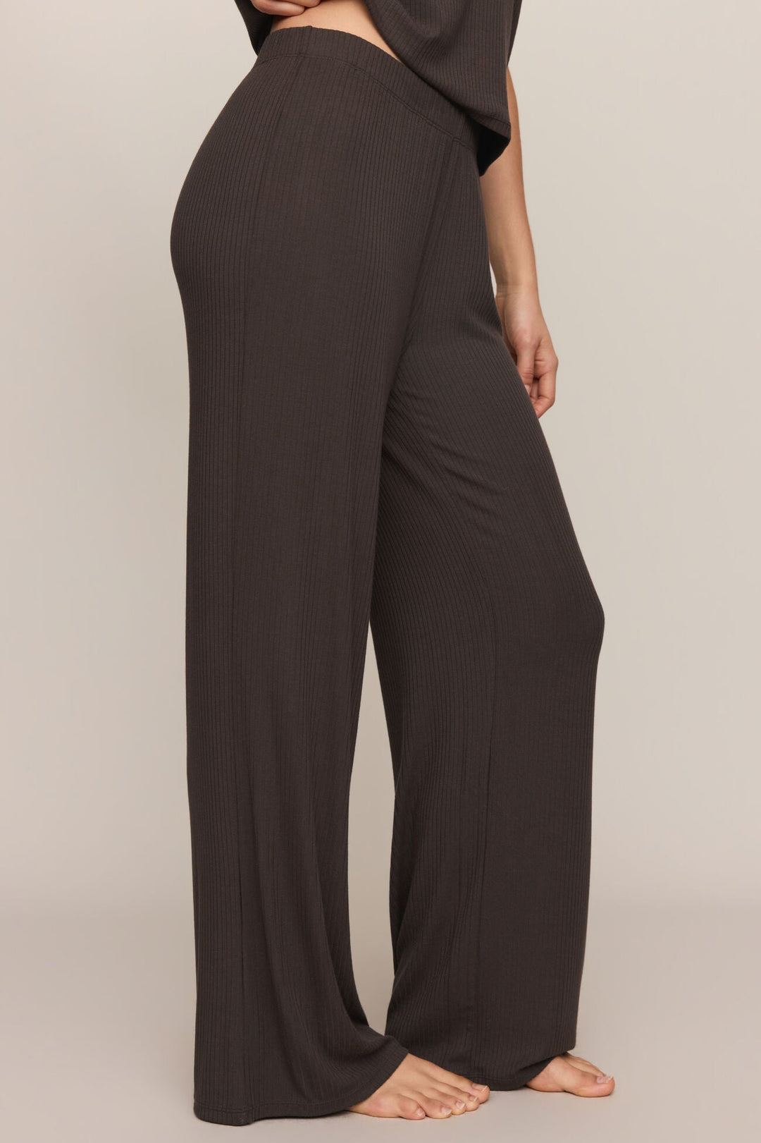 Just Right Rib Pant - Cocoa Bean