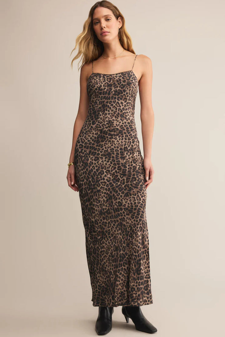 Cielo Leopard Midi Dress