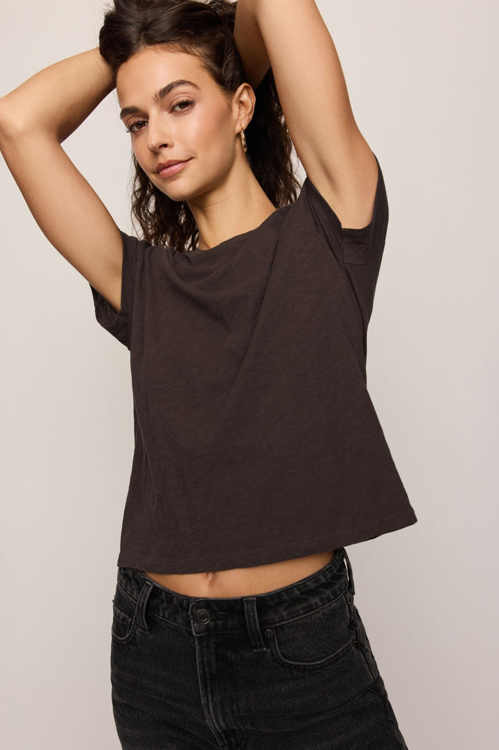 Modern Slub Tee - Cocoa Bean