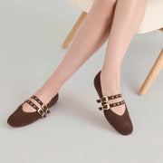 Baylee Grommet - Dk Brown Suede