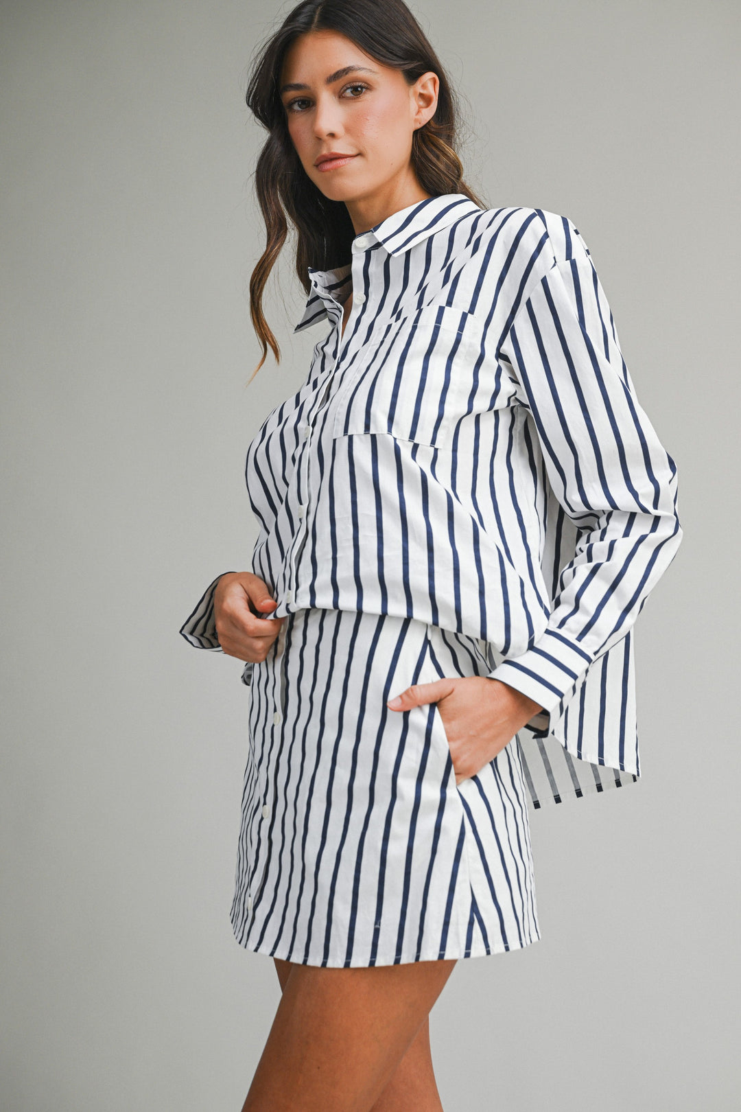 Hampton Pinstripe Set