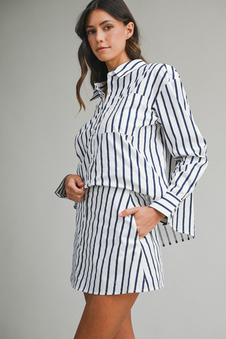 Hampton Pinstripe Set