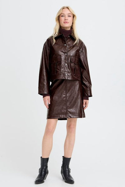 Daina Jacket - Chocolate Plum