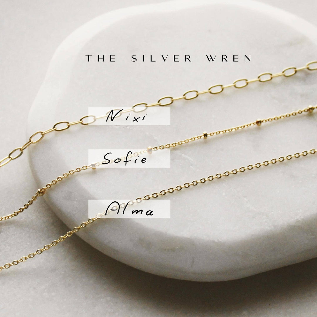 Gold Fish Pendant Necklace: Nixi / 20 inch