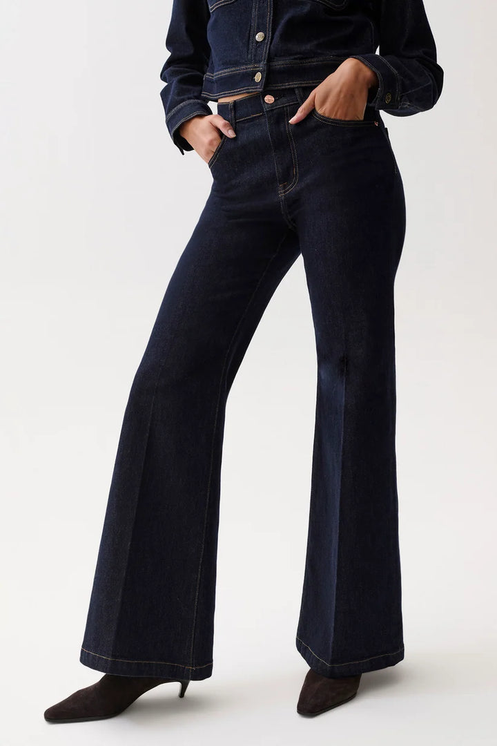 Carina High Rise Super Wide Flare - Nightfall