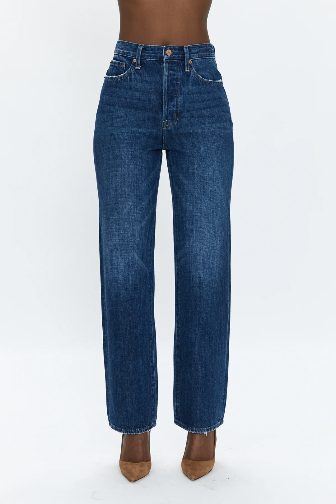 Cassie Super High Rise Straight - Eton