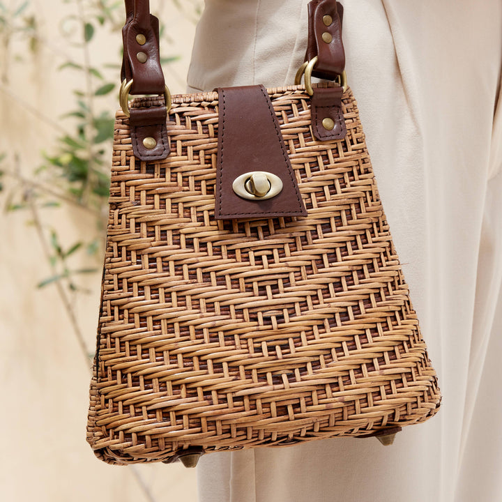 The Bali Rattan Handbag
