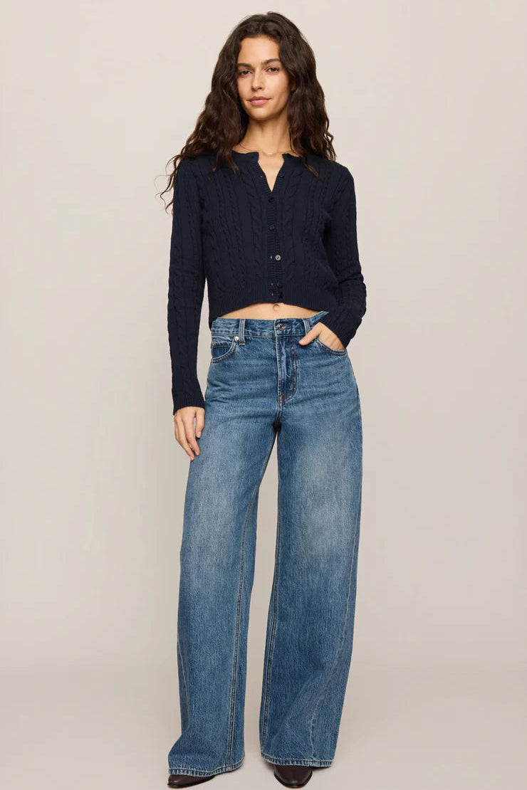 Cera long sleeve cardigan in Eclipse - Z Supply