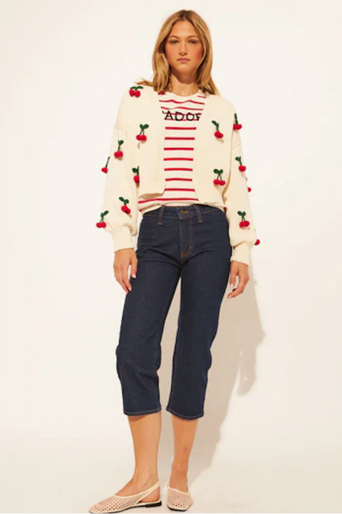 トップス cherryboy407 Ezra Cardigan - Cherry Pop – Rivet Collective