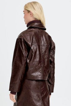 Daina Jacket - Chocolate Plum