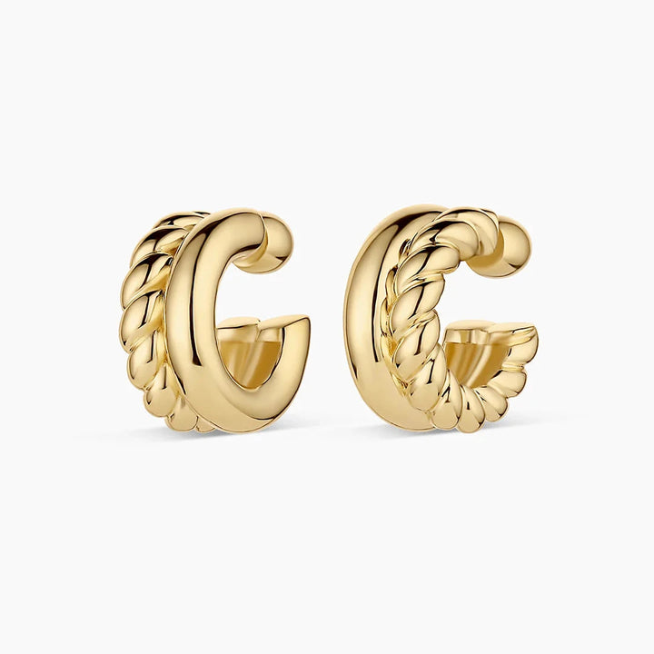 Crew Stacked Hoops - Gold