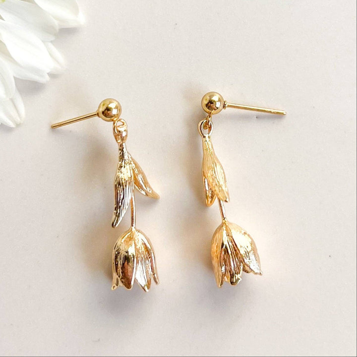 Dangle Tulip Earrings