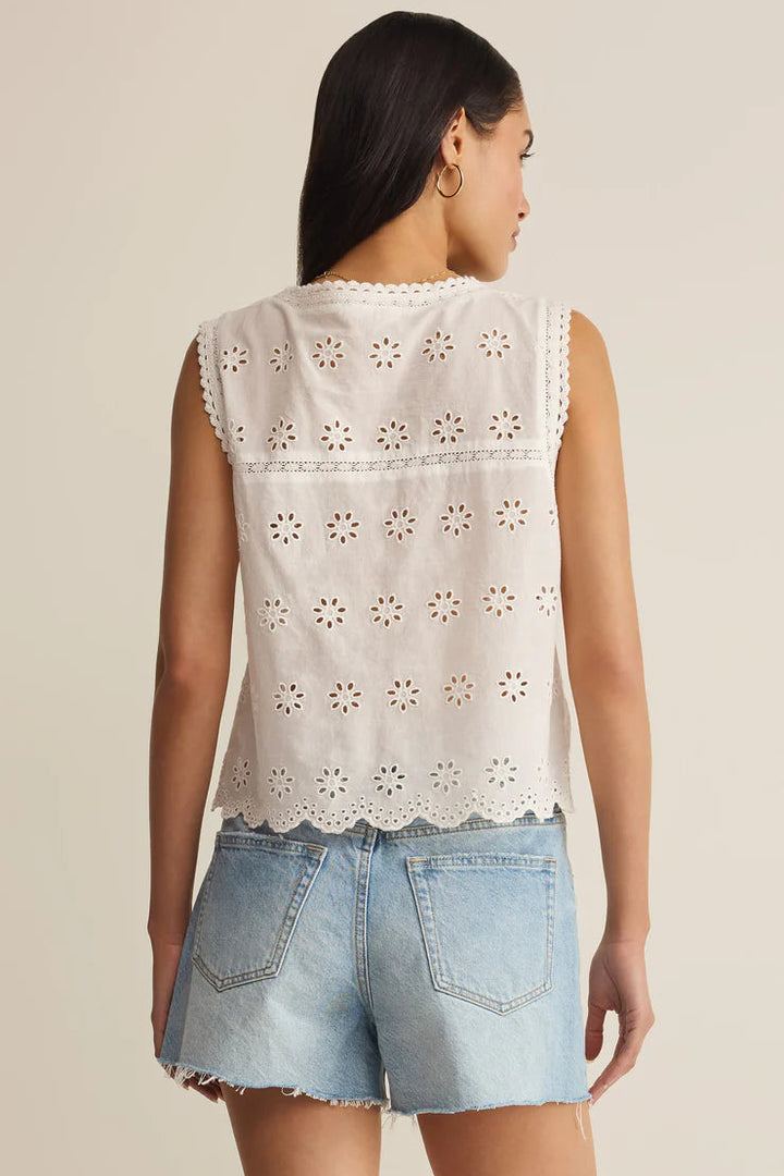 Anna Eyelet Tank