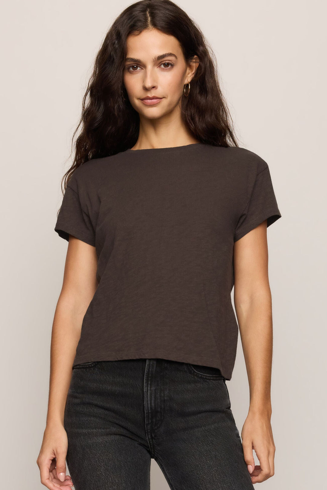 Modern Slub Tee - Cocoa Bean
