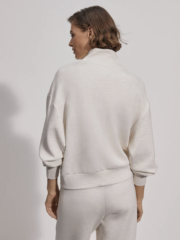 Davidson Sweatshirt- Ivory Marl