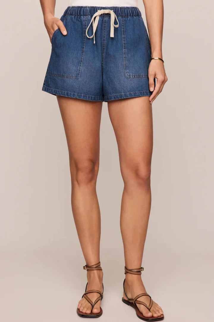 Daycation Denim Utility Short - Deep Water