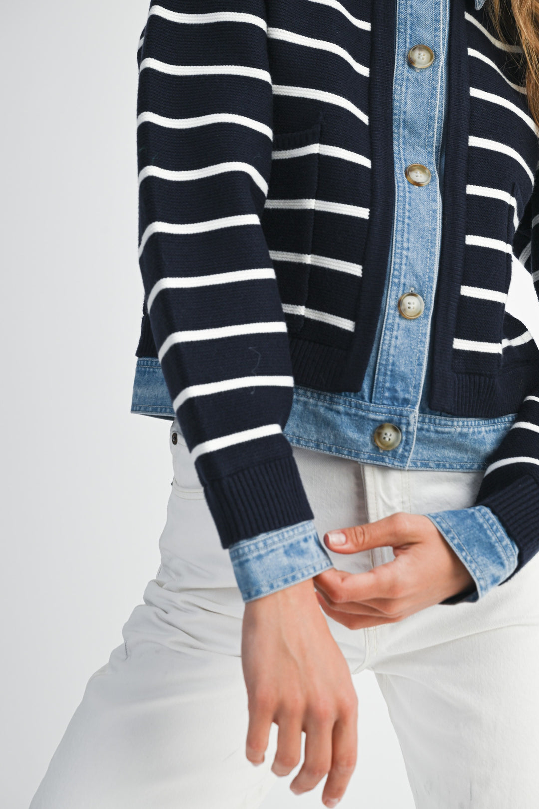 Harbor Knit Cardigan - Navy