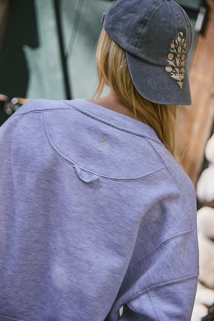 Intercept Pullover - White Heather Grey