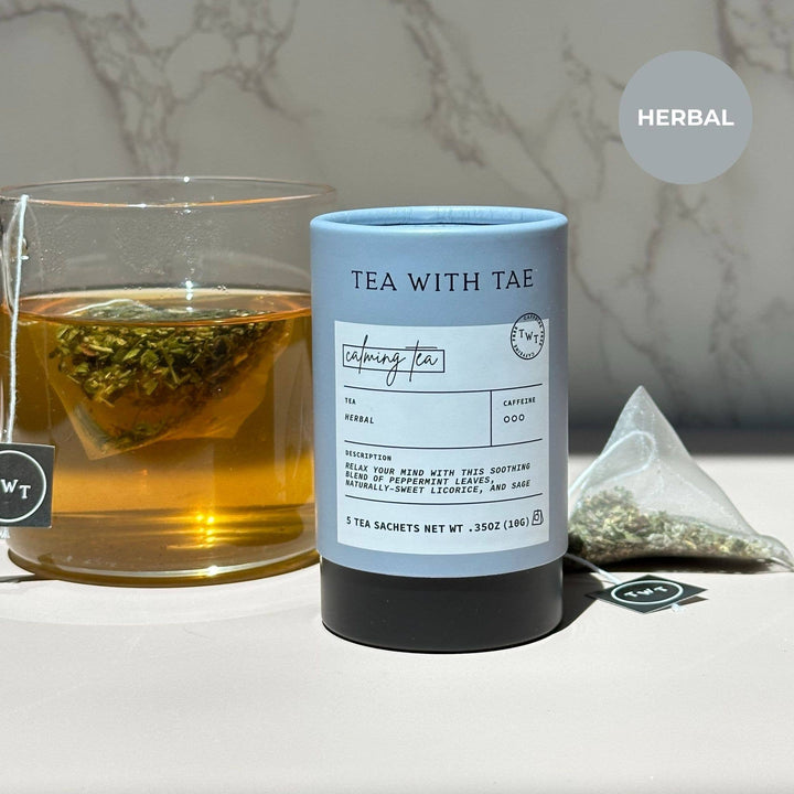 Calming Tea Herbal Mini Tube Gift