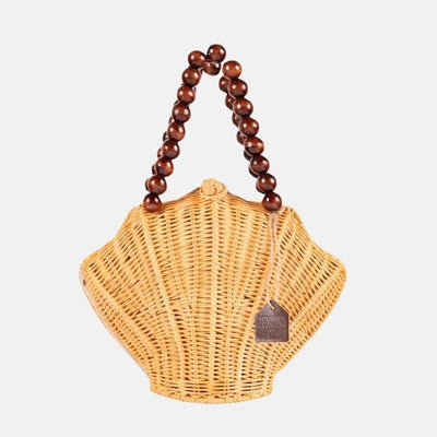 Sanibel Woodbead Crossbody Bag