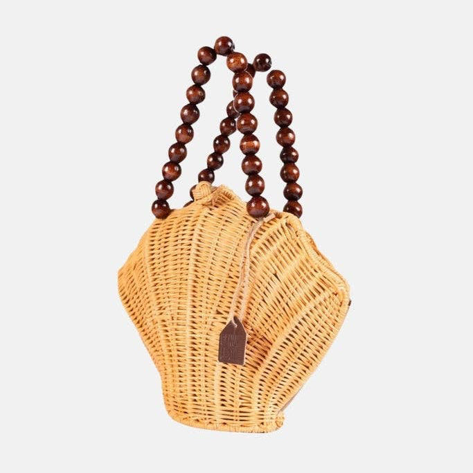 Sanibel Woodbead Crossbody Bag