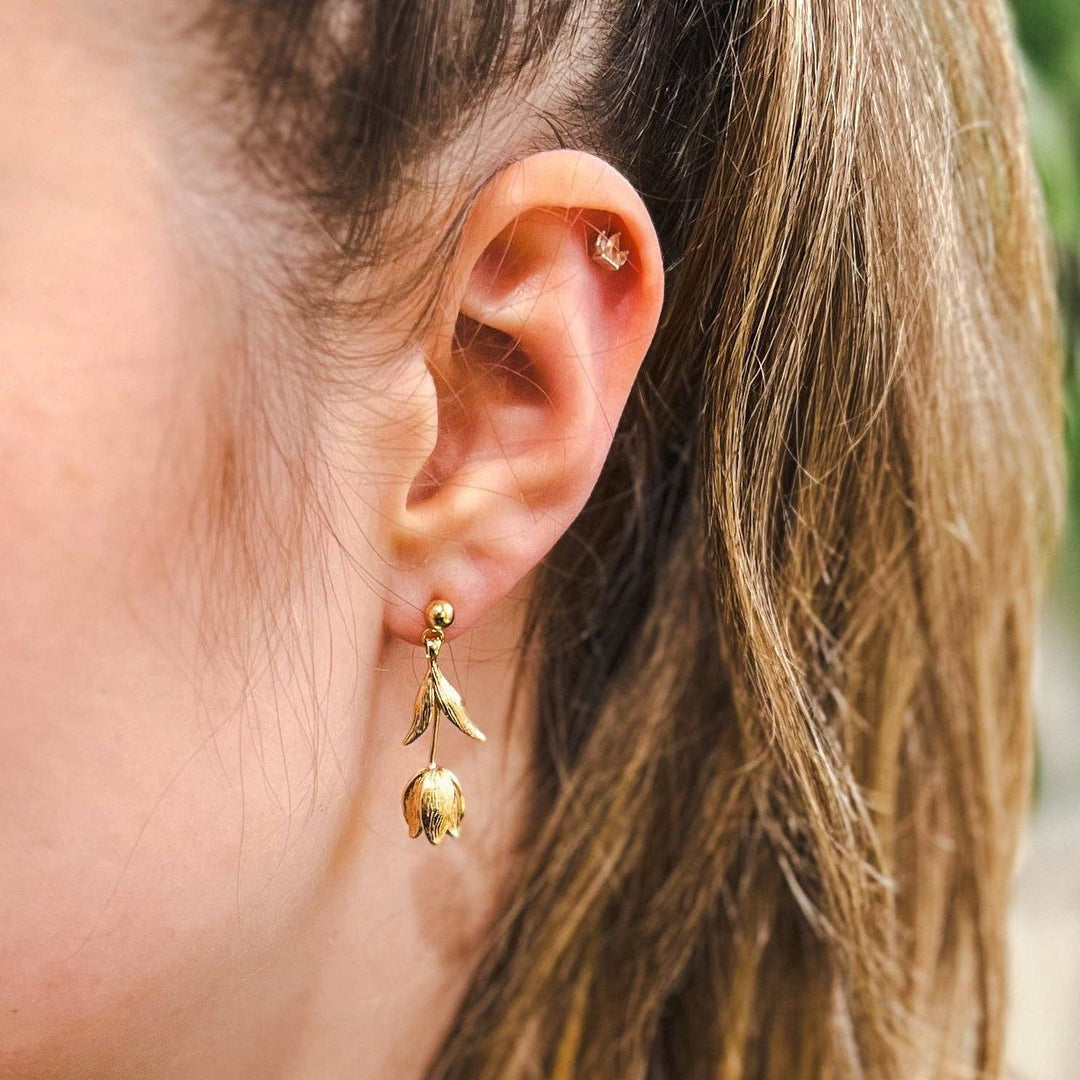 Dangle Tulip Earrings