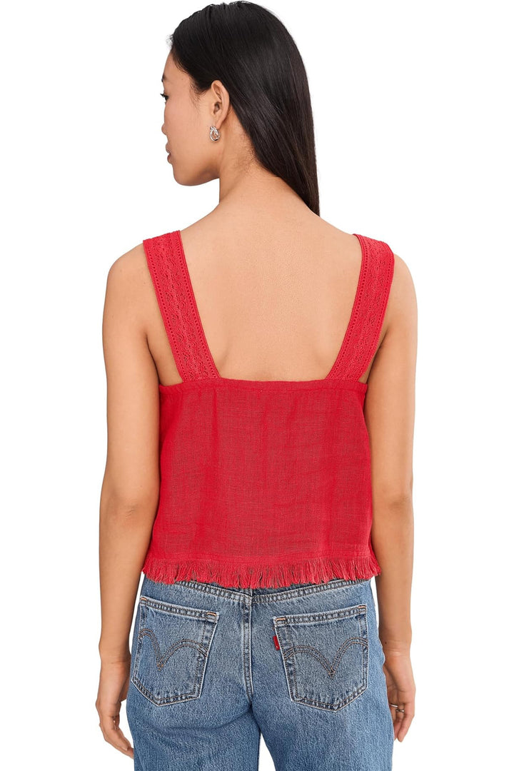 Sunny Top - Poppy Red