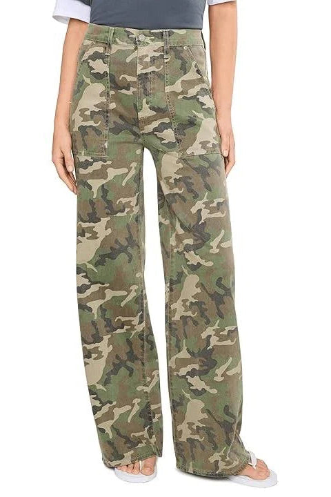 Far Out Patch Pocket Wide Leg - Hideaway