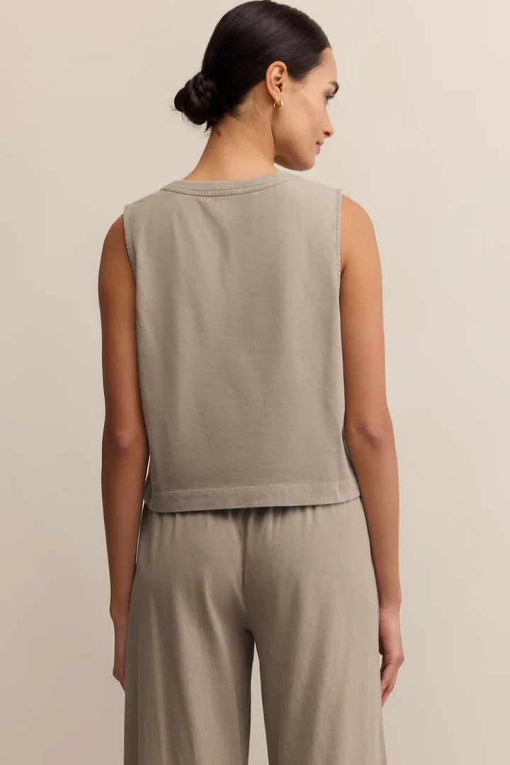 Sloane Jersey Muscle Tank - Retreat